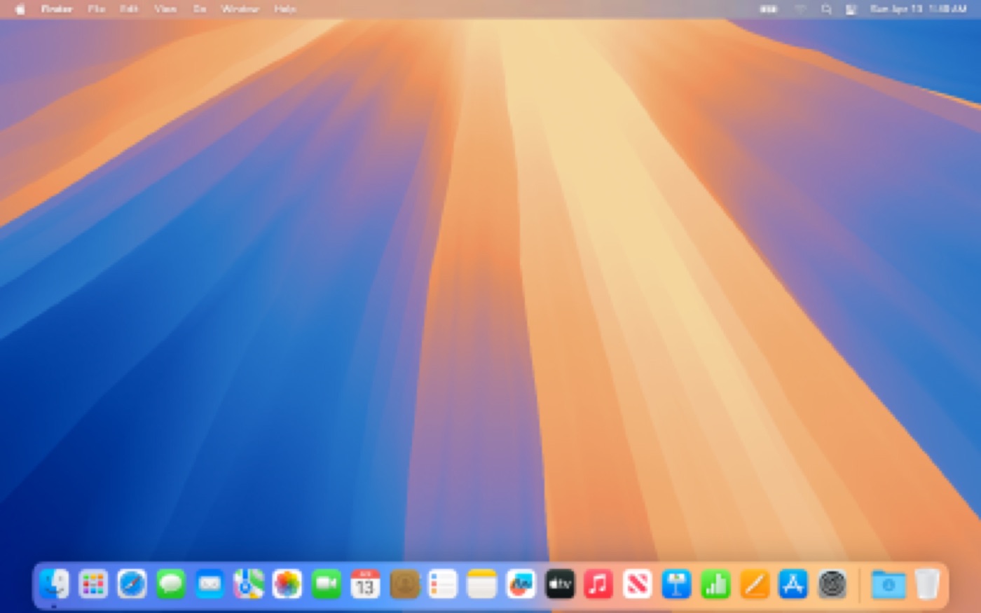 macOS Sequoia 桌面截图 · 系统级窗口模型 / Stage Manager / 通知中心