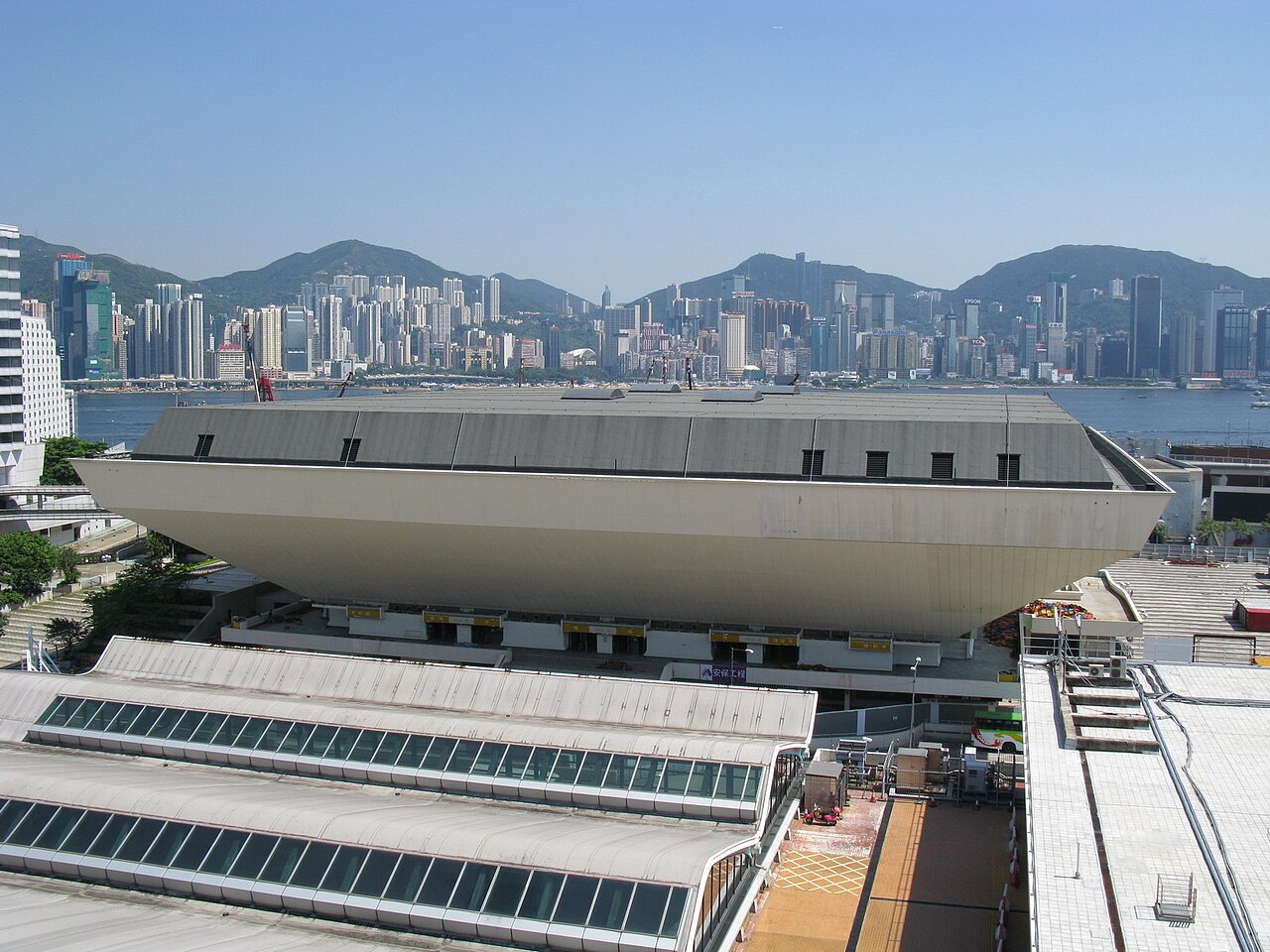 红磡香港体育馆鸟瞰