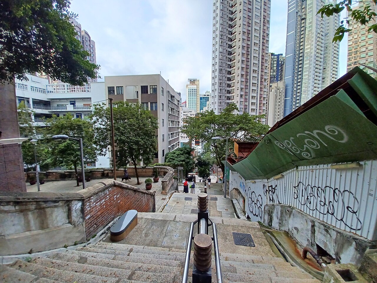 上环楼梯街石阶段落，2021