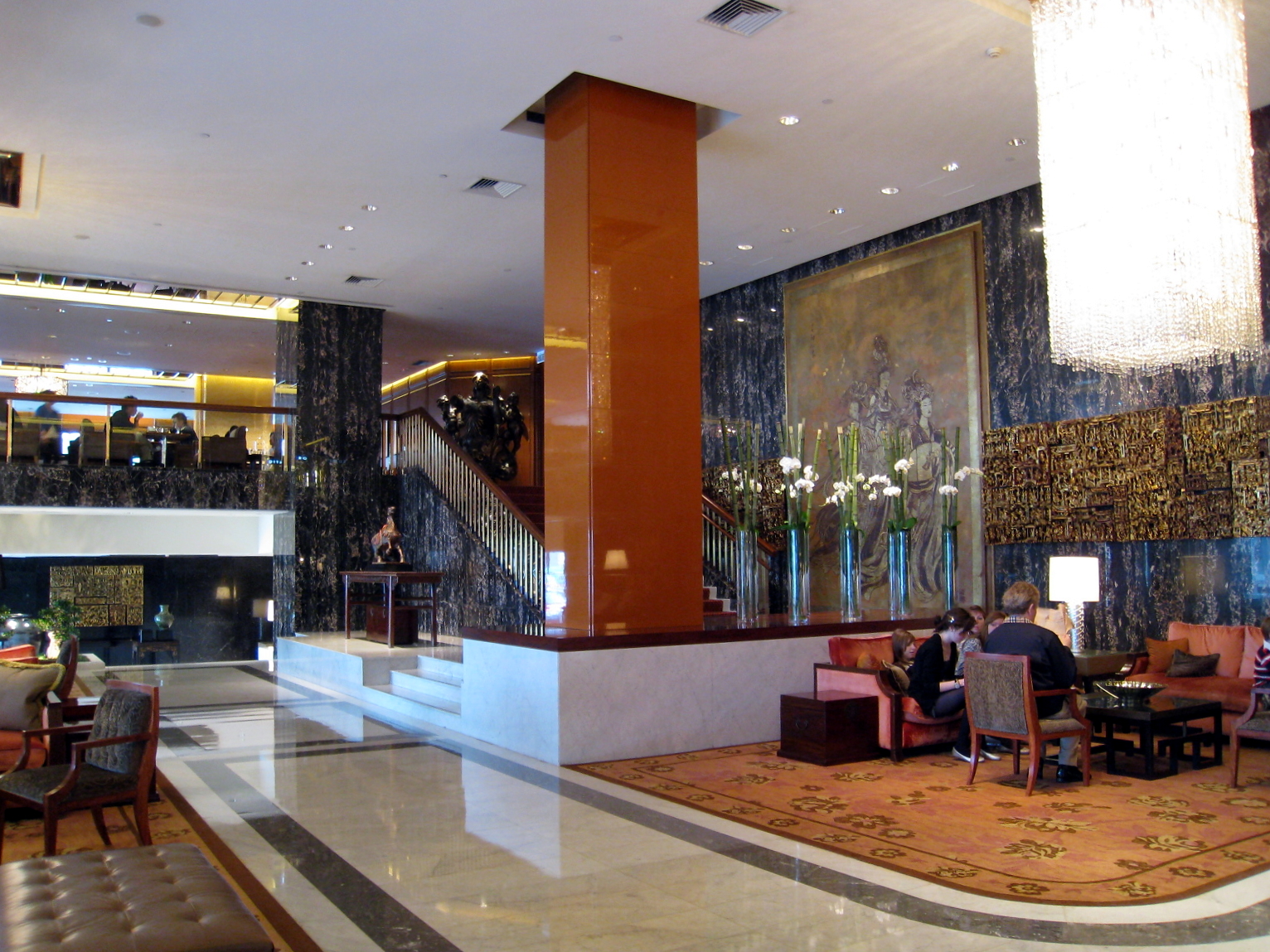 文华东方大堂楼梯，2008