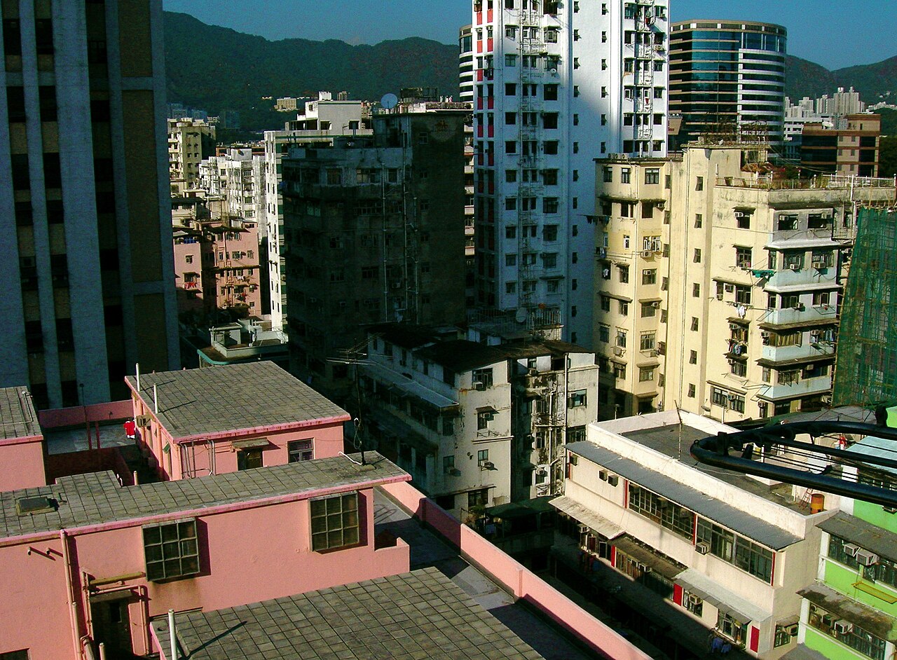 旺角航拍俯瞰