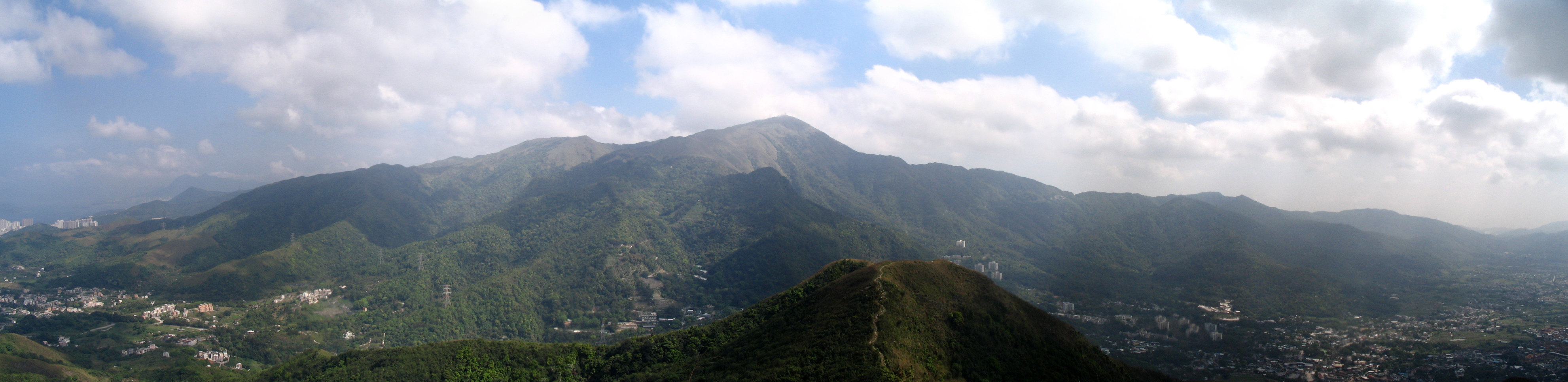 大帽山山顶全景