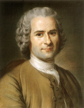 Maurice Quentin de La Tour 笔下的卢梭，1753
